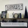 Coffee and Wine Sign
