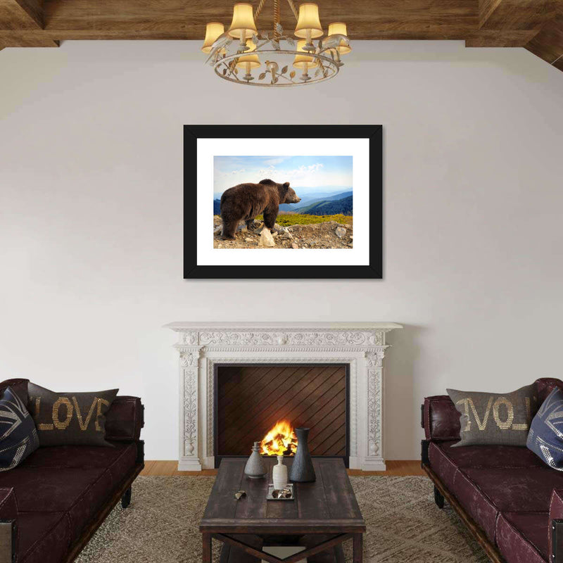 Mountain Bear Wall Art