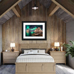 Swirling Moskenes Aurora Wall Art