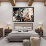 Textured Elephant Wall Art
