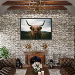Open Field Highland Cow Wall Art