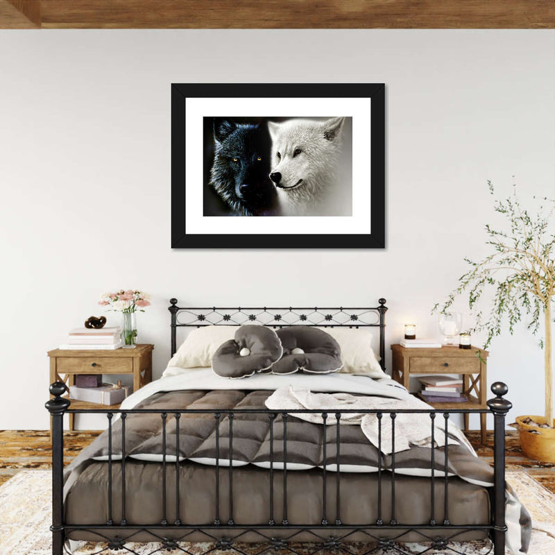 Tale Of Two Wolves Wall Art
