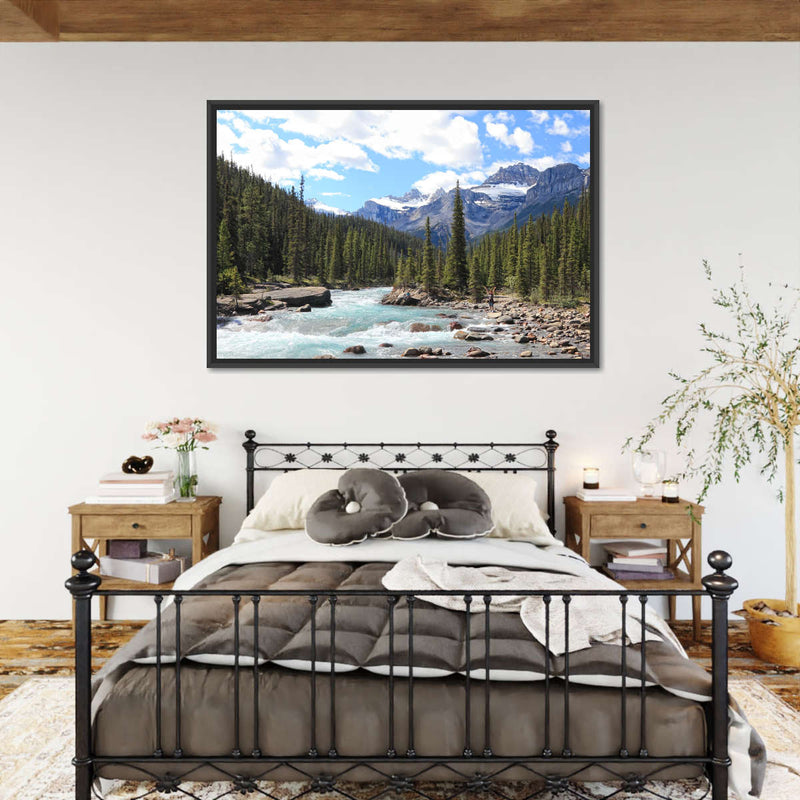 Rocky Mountains River Wall Art