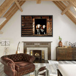 Pair Of Cows Wall Art