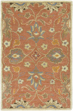 Conesus Burnt Orange 1112 Wool Area Rug