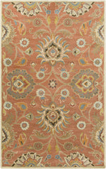 Conesus Burnt Orange 1112 Wool Area Rug