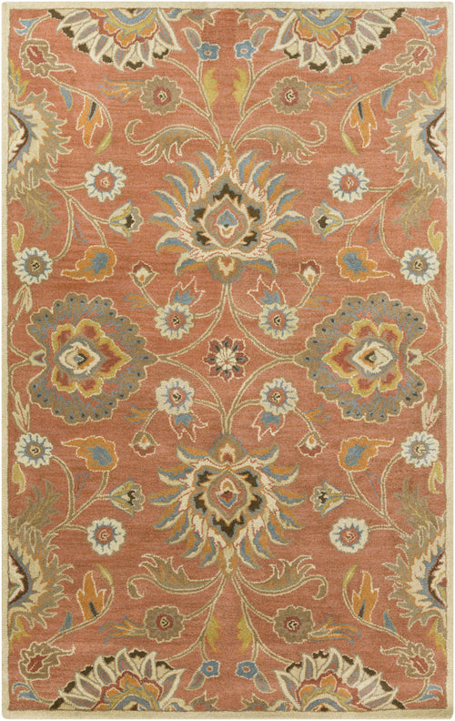 Conesus Burnt Orange 1112 Wool Area Rug