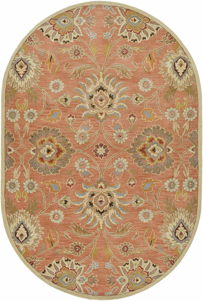 Conesus Burnt Orange 1112 Wool Area Rug