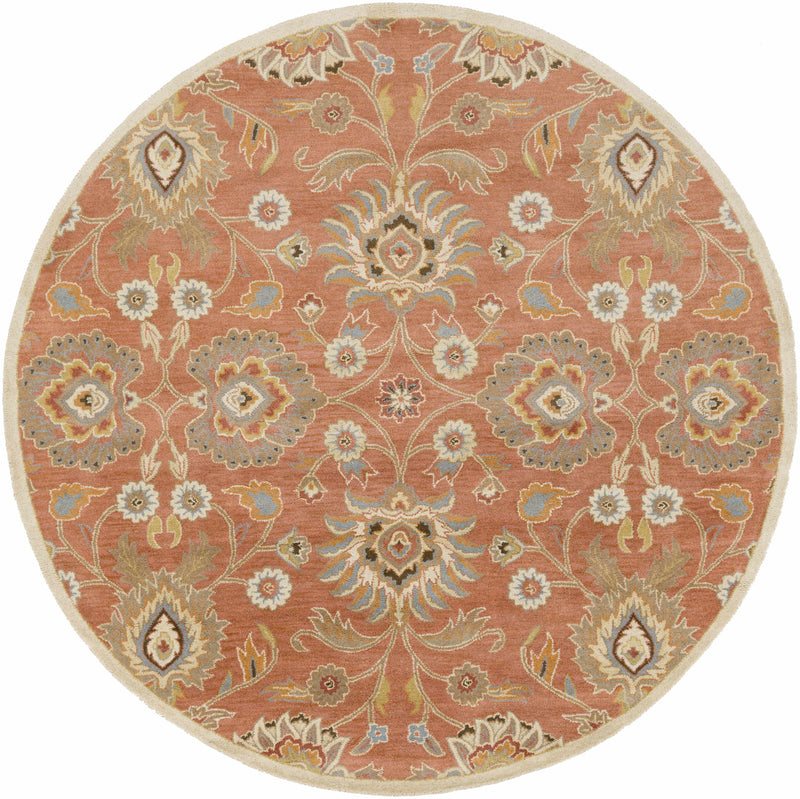 Conesus Burnt Orange 1112 Wool Area Rug