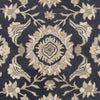 Copen Black Floral Wool Rug