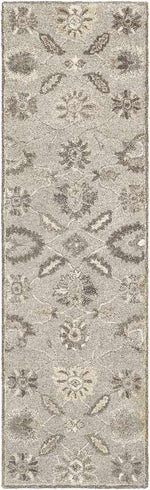 Kinistino Traditional Taupe Area Rug
