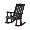Amish Casual Heavy Duty 600 Lb Mission Treated Rocking Chair