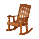 Amish Casual Heavy Duty 600 Lb Mission Treated Rocking Chair