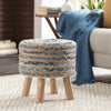 Hoogstraten Navy Ottoman
