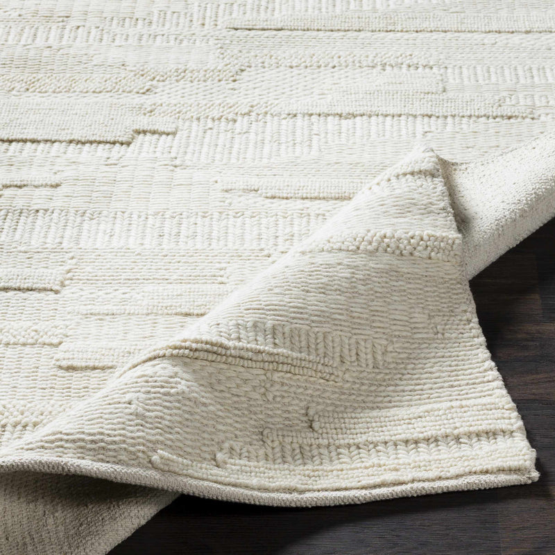 Cypress Cream Textured Wool Rug