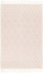 Ramsbury Pink Trellis Wool Rug