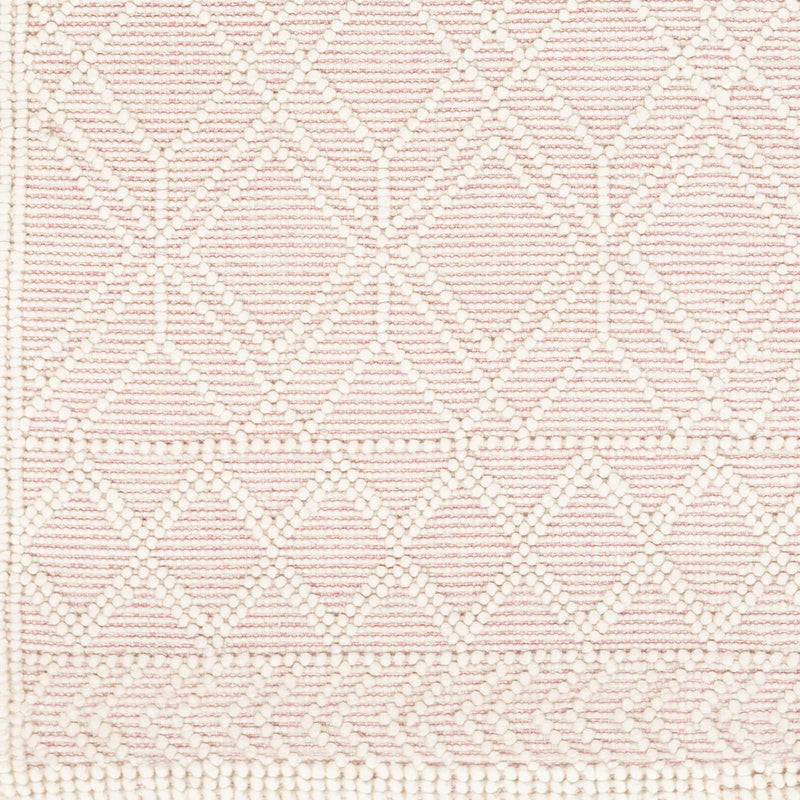 Ramsbury Pink Trellis Wool Rug