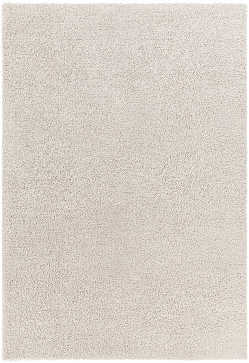 Heavenly Solid Beige Plush Rug