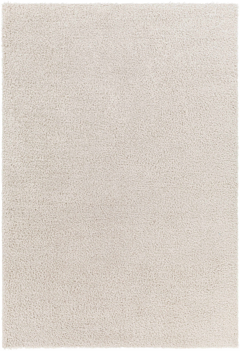 Heavenly Solid Beige Plush Rug