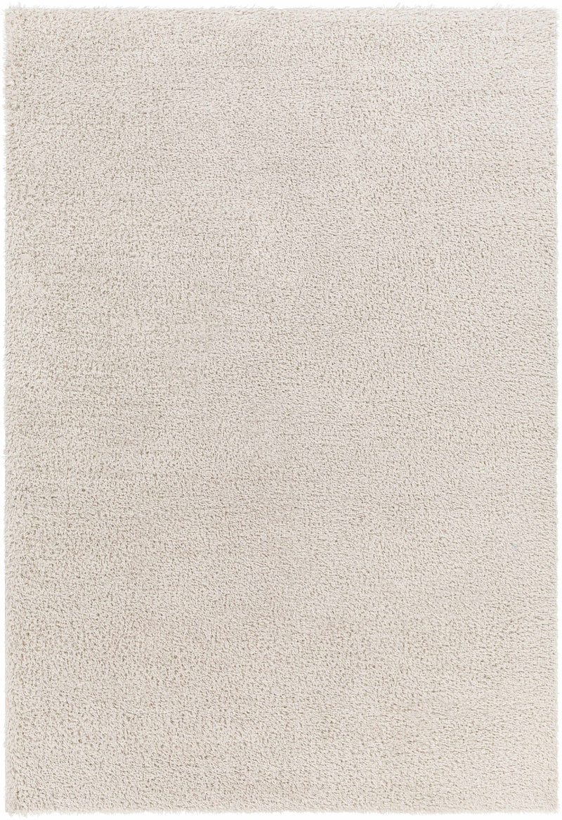 Heavenly Solid Beige Plush Rug