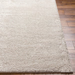 Heavenly Solid Beige Plush Rug