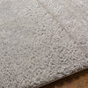 Heavenly Solid Light Gray Plush Rug