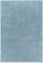 Heavenly Solid Blue Plush Rug