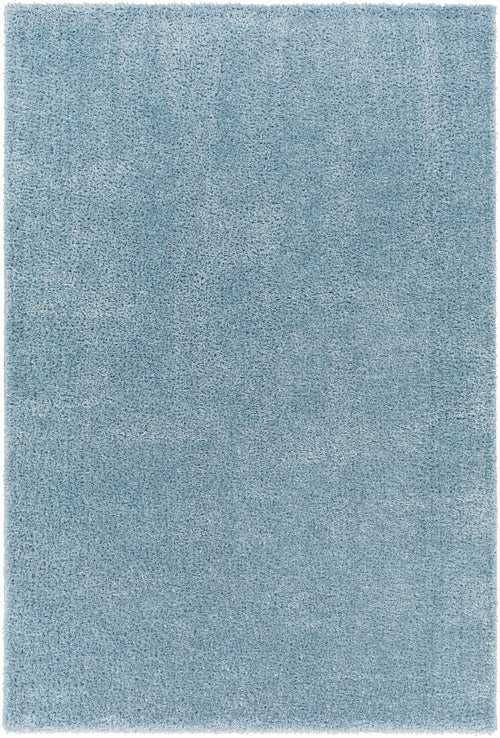 Heavenly Solid Blue Plush Rug