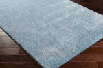 Heavenly Solid Blue Plush Rug