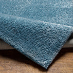 Heavenly Solid Blue Plush Rug