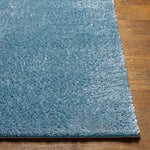 Heavenly Solid Blue Plush Rug