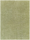 Heavenly Solid Green Plush Rug