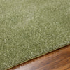 Heavenly Solid Green Plush Rug