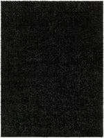 Heavenly Solid Black Plush Rug