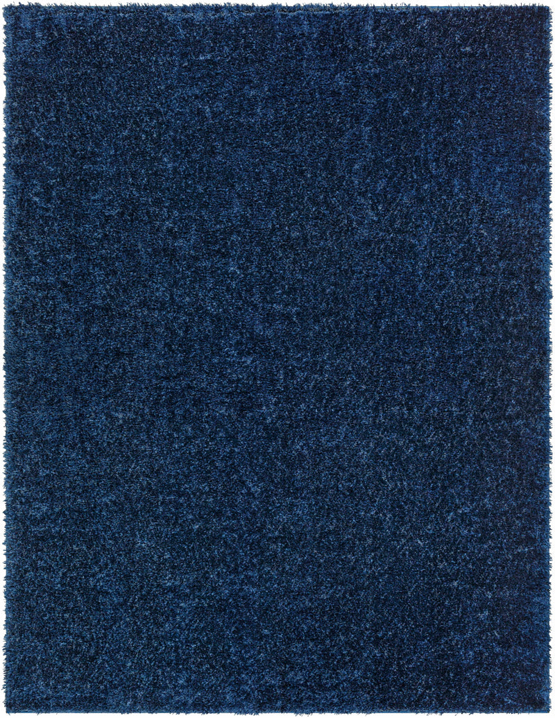 Heavenly Solid Navy Plush Rug