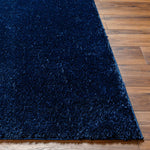 Heavenly Solid Navy Plush Rug