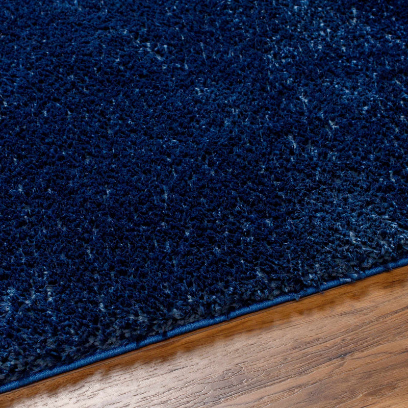 Heavenly Solid Navy Plush Rug