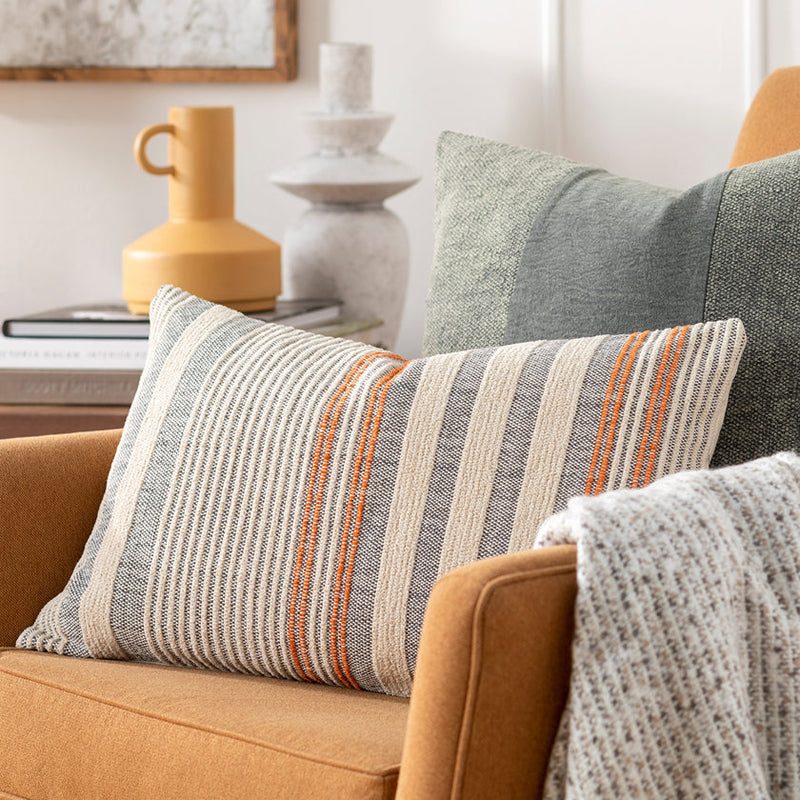 Houffalize Medium Gray Pillow Cover