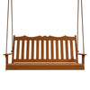 Keystone Amish Co. 5 Foot York Red Cedar Porch Swing, Cedar Stain