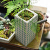 Cement Planter Blue Pattern Small Planter Randomly Picked Set of 3