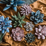 Ceramic Floral Table Accents
