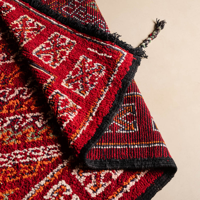 Chafika - vintage beni mguild rug