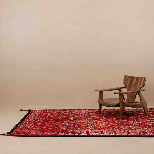 Chafika - vintage beni mguild rug