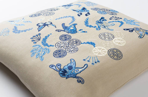 Horebeke Khaki Pillow Cover