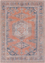 Taber Burnt Orange Washable Rug