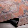 Taber Burnt Orange Washable Rug