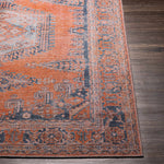 Taber Burnt Orange Washable Rug