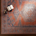 Taber Burnt Orange Washable Rug