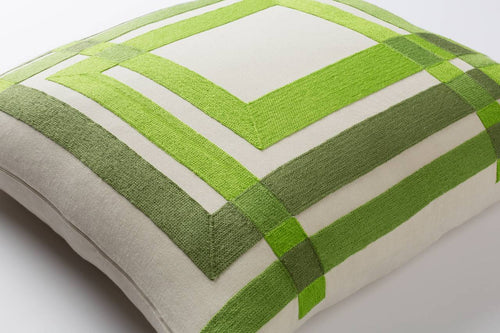 Laarne Grass Green Pillow Cover