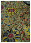 Colorful Oushak Rug Wool Traditional Hand knotted Custom Made wool Area Rug